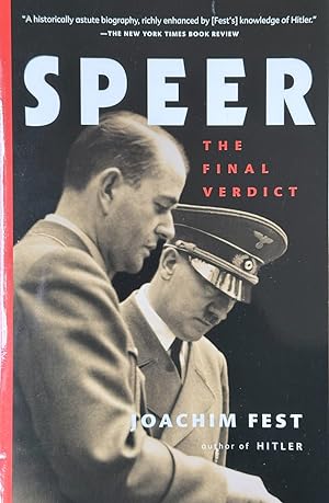 Seller image for Speer - The Final Verdict for sale by Dr.Bookman - Books Packaged in Cardboard