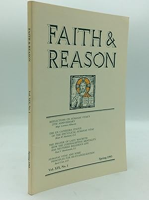 Seller image for FAITH & REASON: Spring 1993 for sale by Kubik Fine Books Ltd., ABAA