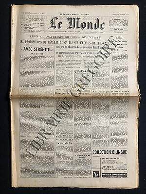 LE MONDE-N°6241-SAMEDI 6 FEVRIER 1965-ANDRE DIGNIMONT