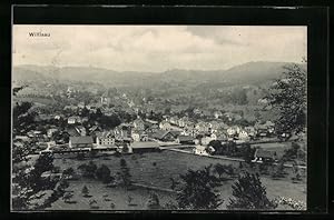 Bild des Verkufers fr Ansichtskarte Willisau, Panoramablick vom Berg aus zum Verkauf von Bartko-Reher