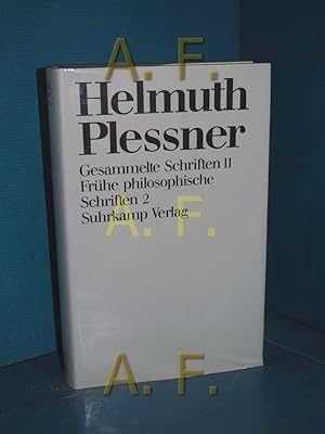Imagen del vendedor de Gesammelte Schriften 2: Frhe philosophische Schriften 2 a la venta por Antiquarische Fundgrube e.U.