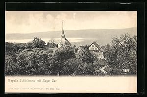 Ansichtskarte Bad Schönbrunn, Kapelle mit Zuger See