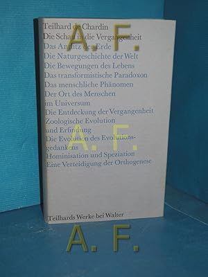 Imagen del vendedor de Die Schau in die Vergangenheit (Teilhard de Chardin, Pierre: Werke Band 4) [bers.: Joseph Bader, Helmuth Stechl u. Karl Schmitz-Moormann] a la venta por Antiquarische Fundgrube e.U.