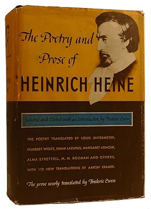 Immagine del venditore per THE POETRY AND PROSE OF HEINRICH HEINE venduto da Rare Book Cellar