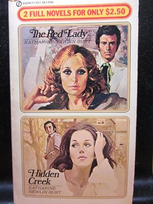 Seller image for THE RED LADY / HIDDEN CREEK (Signet Double Romance) for sale by The Book Abyss