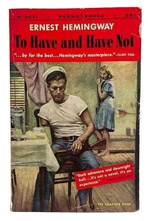 Pulp Edition of To Have and Have Not by Ernest Hemingway
