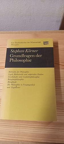 Immagine del venditore per Grundfragen der Philosophie. [Aus d. Engl. bers. von Gisela Shaw] / List-Taschenbcher der Wissenschaft ; Bd. S 1641 : Philosophie venduto da Versandantiquariat Schfer