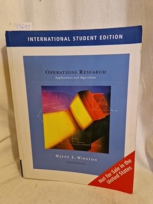 Operations Research: Applications and Algorithms (with CD-ROM).
