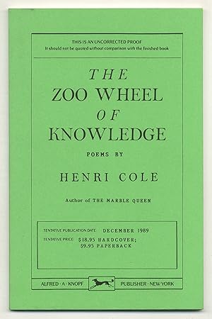 Bild des Verkufers fr The Zoo Wheel of Knowledge zum Verkauf von Between the Covers-Rare Books, Inc. ABAA