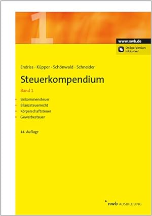 Image du vendeur pour Steuerkompendium, Band 1: Einkommensteuer, Bilanzsteuerrecht, Krperschaftsteuer, Gewerbesteuer. mis en vente par Studibuch