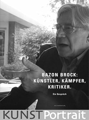 Bild des Verkufers fr KUNSTPortrait Bazon Brock: Knstler, Kmpfer, Kritiker zum Verkauf von Studibuch