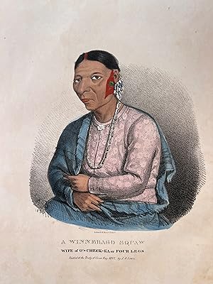 A Winnebago Squaw. Wife of O-Check-Ka or Four Legs.