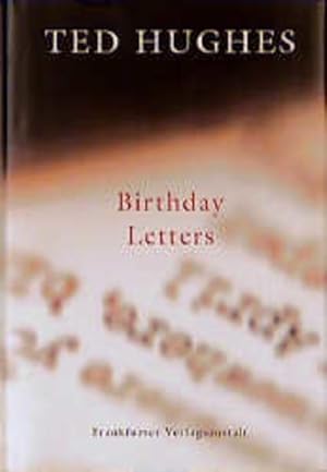 Bild des Verkufers fr Birthday Letters: Gedichte zum Verkauf von Studibuch