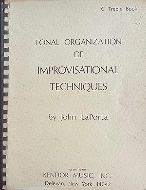 Imagen del vendedor de Tonal Organization of Improvisational Techniques (C Treble Book) a la venta por Antique Mall Books