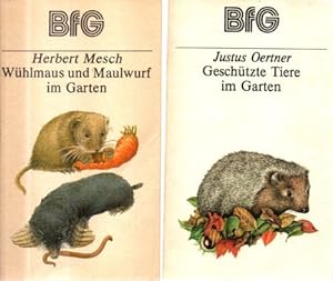 Bild des Verkufers fr Geschtzte Tiere im Garten. Whlmaus und Maulwurf im Garten. zum Verkauf von Leonardu