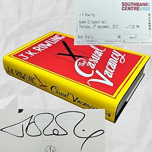 Seller image for The Casual Vacancy, First UK Edition, First Printing, Hardback 2012, Signed by J.K. Rowling, Pristine for sale by Potter Rare Books
