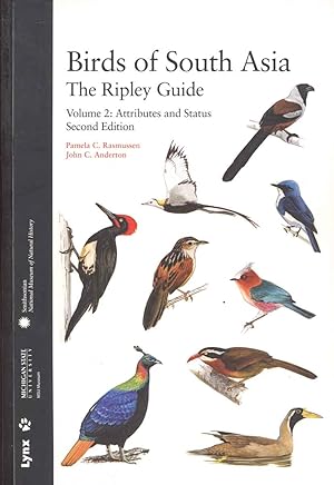 Image du vendeur pour Birds of south Asia: the Ripley guide, volume two [only]: atributes and status. mis en vente par Andrew Isles Natural History Books