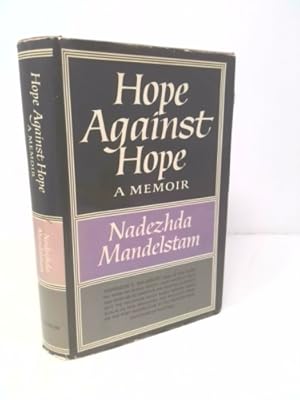 Seller image for Hope Against Hope: A Memoir for sale by ThriftBooksVintage