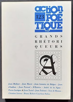 Bild des Verkufers fr Action potique n123, printemps/t 1991. zum Verkauf von Le Livre  Venir