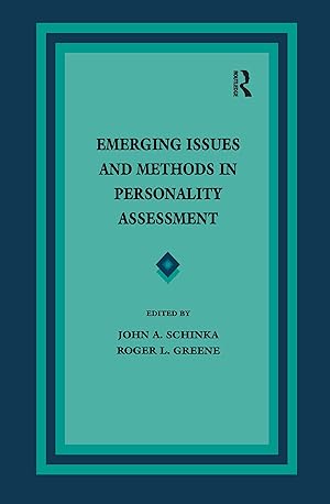 Imagen del vendedor de Emerging Issues and Methods in Personality Assessment a la venta por moluna