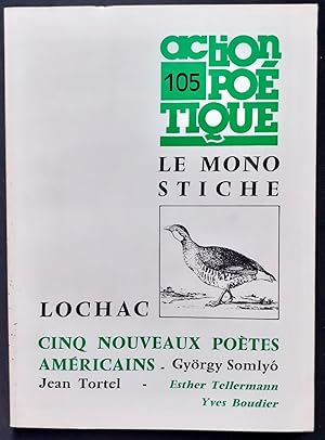 Imagen del vendedor de Action potique n105, automne 1986. a la venta por Le Livre  Venir