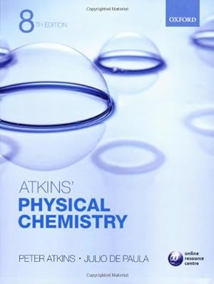 Bild des Verkufers fr Atkins' Physical Chemistry zum Verkauf von Modernes Antiquariat an der Kyll