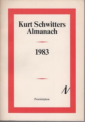 Imagen del vendedor de Kurt Schwitters Almanach No. 1983 a la venta por Schrmann und Kiewning GbR