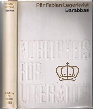 Bild des Verkufers fr Barabbas. Aus der Sammlung Nobelpreis fr Literatur 1951 zum Verkauf von Gabis Bcherlager