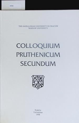 Bild des Verkufers fr Colloquium Pruthenicum secundum. zum Verkauf von Antiquariat Bookfarm
