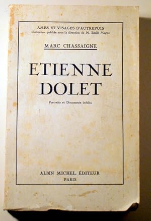 Seller image for ETIENNE DOLET. Portraits et Documents indits - Paris 1930 - Ilustrado for sale by Llibres del Mirall