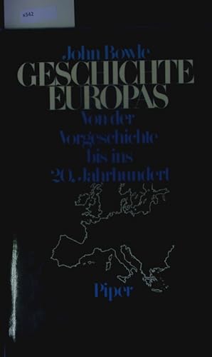 Bild des Verkufers fr Geschichte Europas. zum Verkauf von Antiquariat Bookfarm
