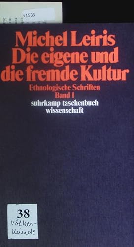 Image du vendeur pour Ethnologische Schriften. mis en vente par Antiquariat Bookfarm