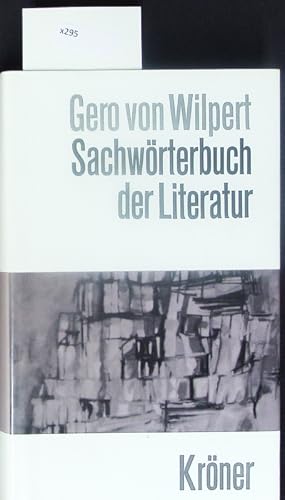 Bild des Verkufers fr Sachwrterbuch der Literatur. zum Verkauf von Antiquariat Bookfarm