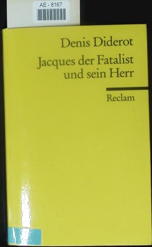 Seller image for Jacques der Fatalist und sein Herr. Roman. for sale by Antiquariat Bookfarm