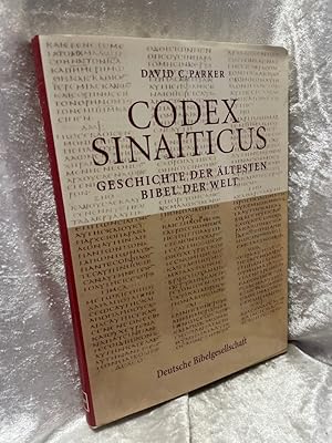 Immagine del venditore per Der Codex Sinaiticus: Geschichte der ltesten Bibel der Welt David C. Parker. Aus dem Engl. von Tobias Gabel / Rezension in: De Hamel, Christopher: Codex Sinaiticus, The story of the world's oldest bible venduto da Antiquariat Jochen Mohr -Books and Mohr-