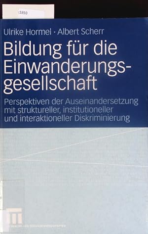 Seller image for Bildung fr die Einwanderungsgesellschaft. for sale by Antiquariat Bookfarm