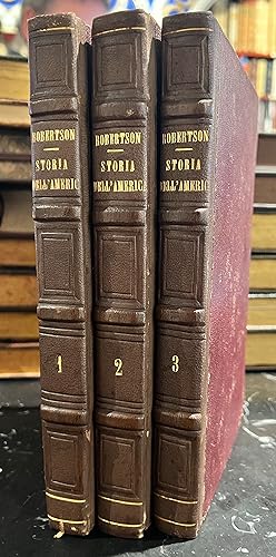 Bild des Verkufers fr Storia dell' America (3 Vols) . zum Verkauf von Librera Astarloa