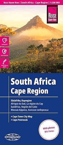 Reise Know-How Landkarte Südafrika Kapregion 1 : 500.000