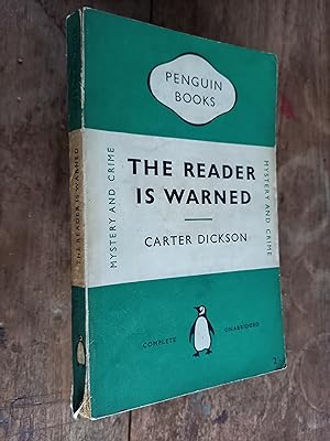 Bild des Verkufers fr The Reader is Warned zum Verkauf von Bird's Books