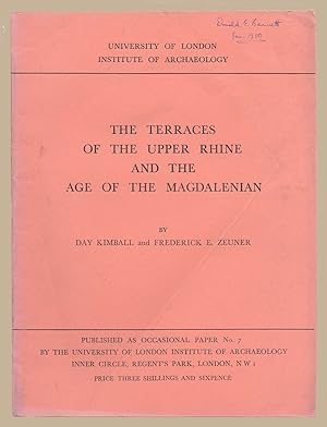 Bild des Verkufers fr The Terraces of the Upper Rhine and the Age of the Magdalenian zum Verkauf von Martin Harrison