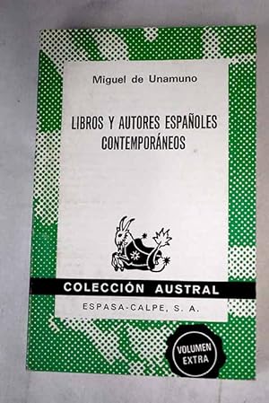 Imagen del vendedor de Libros y autores espaoles contemporneos a la venta por Alcan Libros