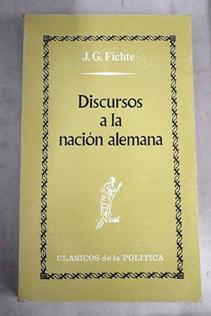 Seller image for Discursos a la nacion alemana for sale by Alcan Libros