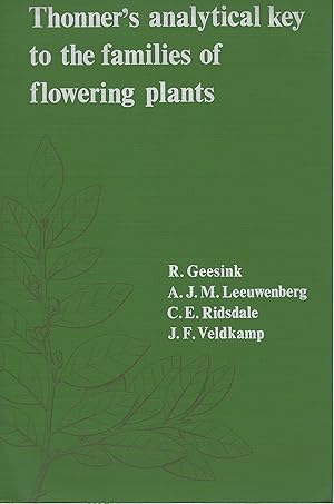 Seller image for Thonner's Analytical Key to the Families of Flowering Plants for sale by Mike Park Ltd