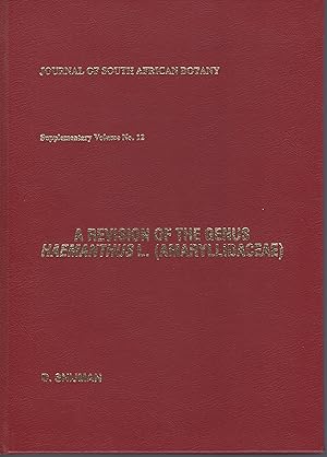 A Revision of theGenus Haemanthus L. (Amaryllidaceae)