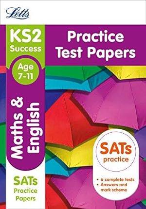 Bild des Verkufers fr KS2 Maths and English SATs Practice Test Papers: 2019 tests (Letts KS2 Revision Success) zum Verkauf von WeBuyBooks