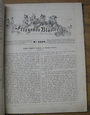 Image du vendeur pour Fliegende Bltter. Sammelband mit 17 Heften aus den Jahren 1867 - 1883. - Enthalten sind aus Band XLVI die Nummern 1128 - 1137 und 1145 / aus Band XLVII die Nummern 1148, 1154, 1155 / Band LXXII, Nro. 1805 / Band LXXIII, 1840 / LXXXII, Nro. 2083. mis en vente par Antiquariat Carl Wegner