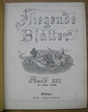 Image du vendeur pour Fliegende Bltter. Band LXV, Nro. 1615 - 1640 (Juli - Dezember 1876) mis en vente par Antiquariat Carl Wegner