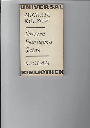 Seller image for Skizzen, Feuilletons, Satire. Reclams Universal-Bibliothek Band 473. [Aus dem Russischen bersetzt]. Herausgegeben und Nachwort von Gerhard Schaumann. for sale by Antiquariat Frank Dahms