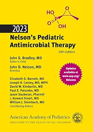 Seller image for 2023 Nelson's Pediatric Antimicrobial Therapy for sale by WeBuyBooks