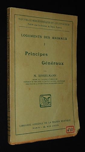 Seller image for Logement des animaux, Tome 1 : Principes gnraux for sale by Abraxas-libris